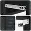 Væghængt Natbord 2 pcs Sort 34,5 x 33 x 20 cm Konstrueret træ