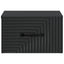 Væghængt Natbord 2 pcs Sort 34,5 x 33 x 20 cm Konstrueret træ