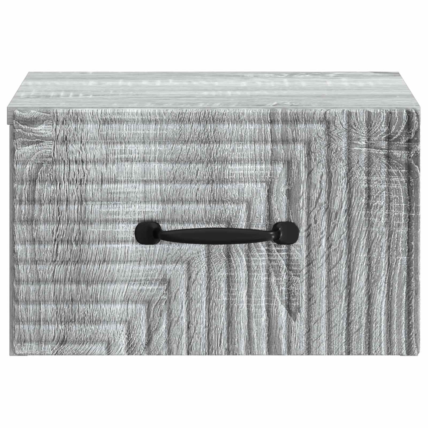 Væghængt Natbord 2 stk. Grå sonoma-eg 34,5 x 33 x 20 cm