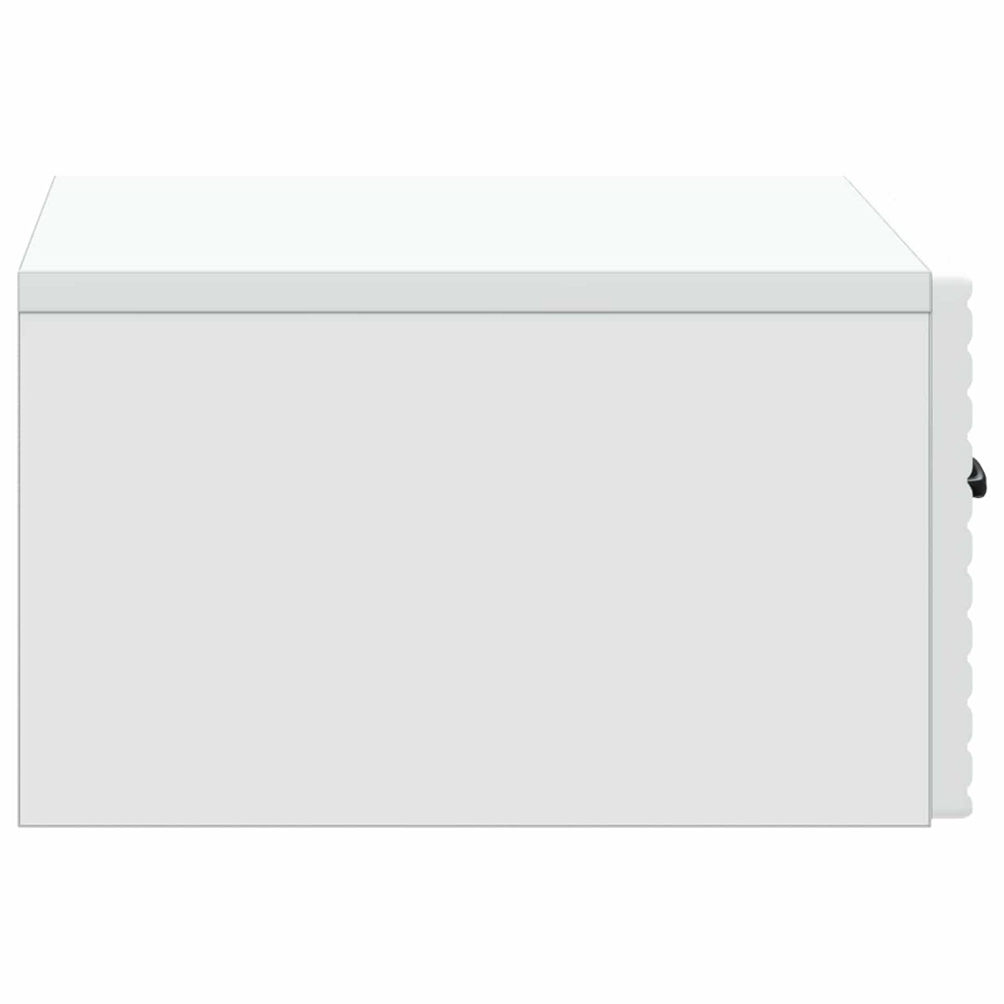 Væghængt Natbord 2 stk. Hvid 49 x 34,5 x 20 cm Konstrueret træ