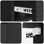 Væghængt Natbord 2 pcs Sort 49 x 34,5 x 20 cm Konstrueret træ