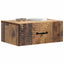 Væghængt Natbord med skuffe 2 pcs Gammelt træ 49 x 34,5 x 20 cm