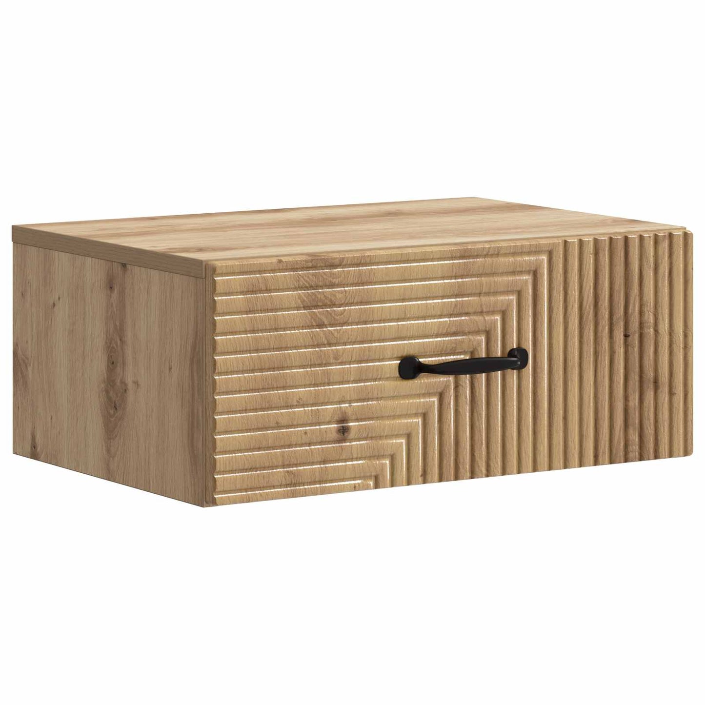 Væghængt Natbord med skuffe 2 pcs Artisan-eg 49 x 34,5 x 20 cm