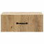 Væghængt Natbord med skuffe 2 pcs Artisan-eg 49 x 34,5 x 20 cm