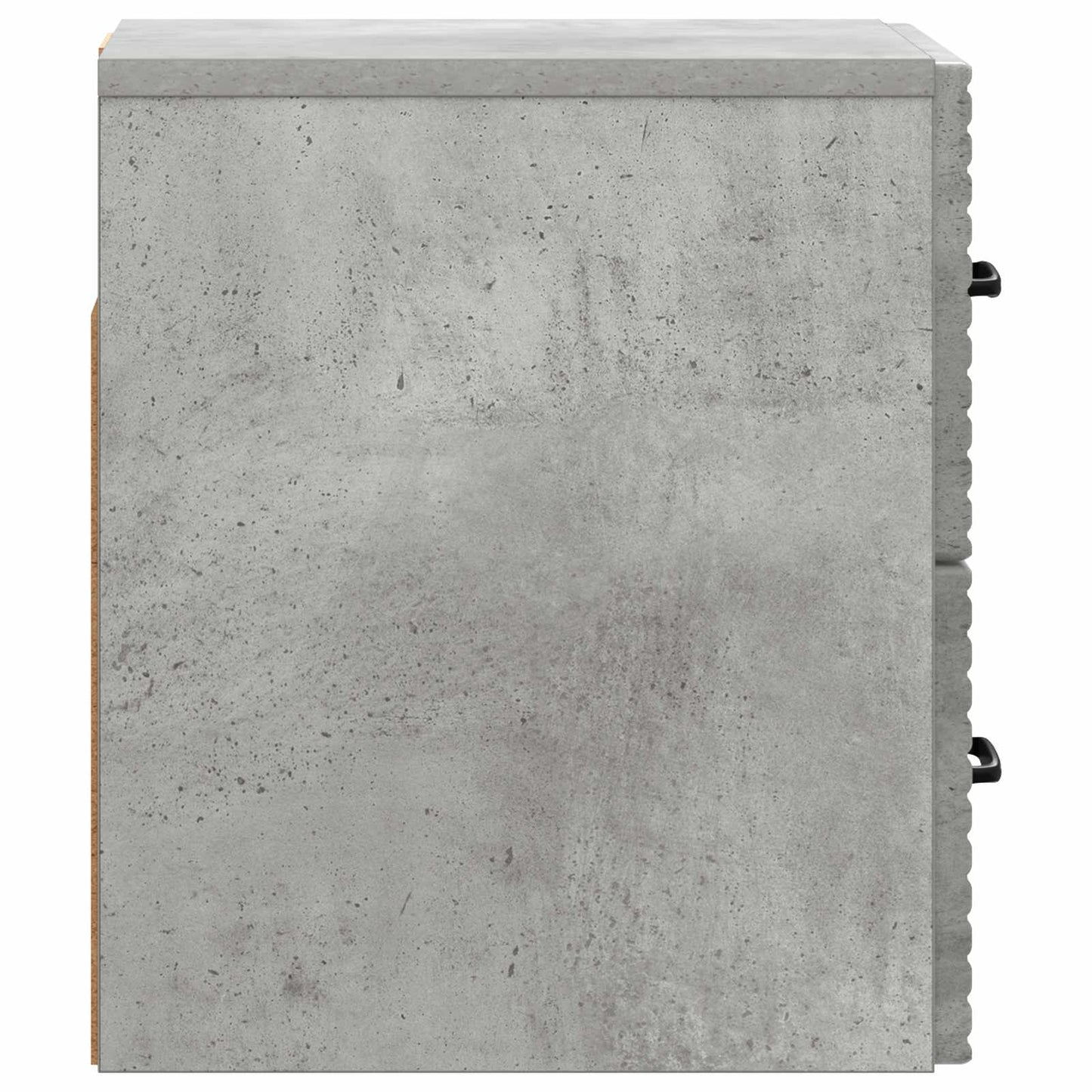 Væghængt Natbord Betongrå 34,5 x 33 x 40 cm Konstrueret træ