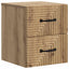Væghængt Natbord med skuffe 2 pcs Artisan-eg 34,5 x 33 x 40 cm
