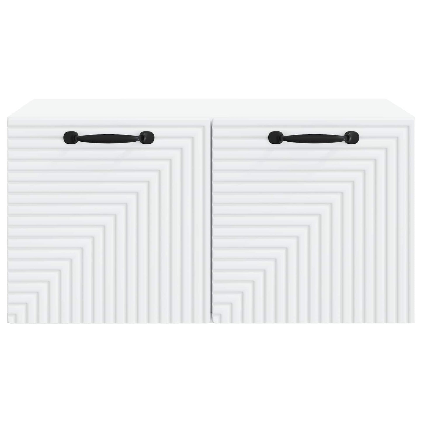 Væghængt TV-skab Hvid 59,5 x 41 x 30 cm Konstrueret træ