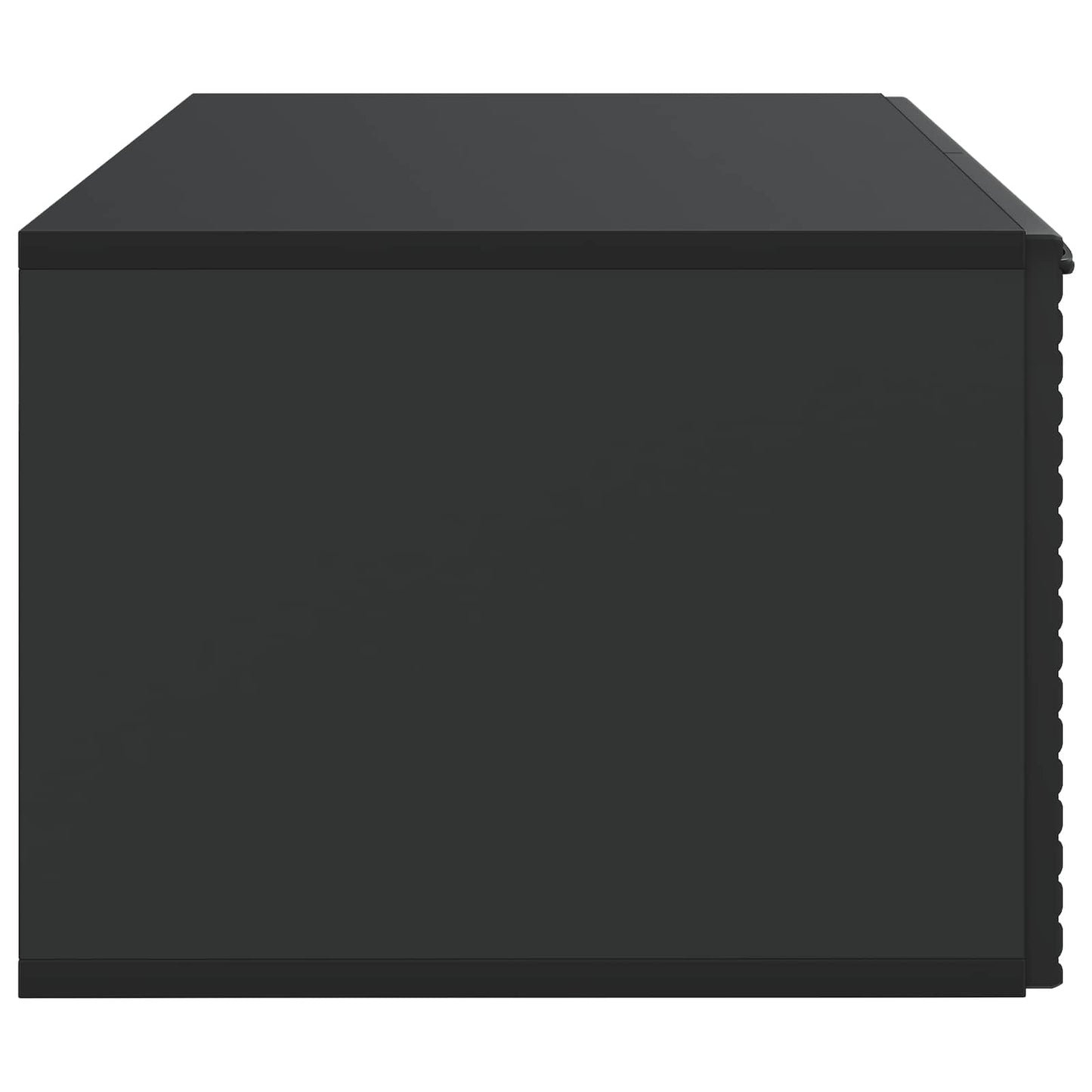 Væghængt TV-skab Sort 59,5 x 41 x 30 cm Konstrueret træ