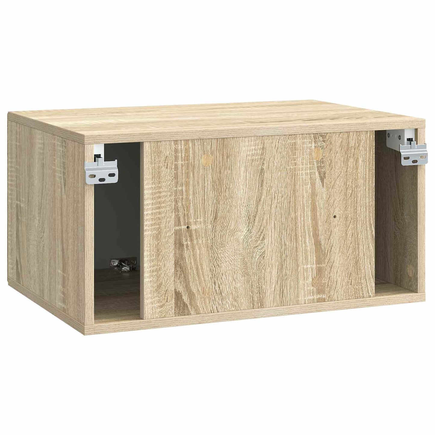 Væghængt TV-skab Sonoma-eg 59,5 x 41 x 30 cm Konstrueret træ
