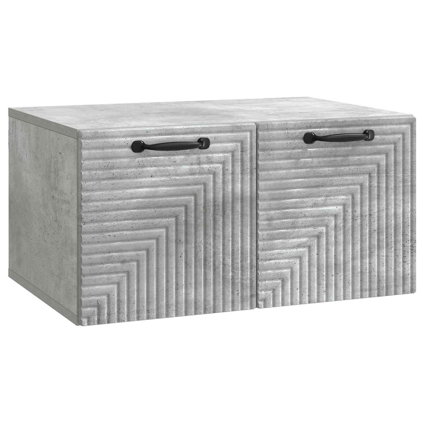 Væghængt TV-skab Betongrå 59,5 x 41 x 30 cm Konstrueret træ