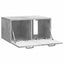 Væghængt TV-skab Betongrå 59,5 x 41 x 30 cm Konstrueret træ