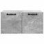 Væghængt TV-skab Betongrå 59,5 x 41 x 30 cm Konstrueret træ