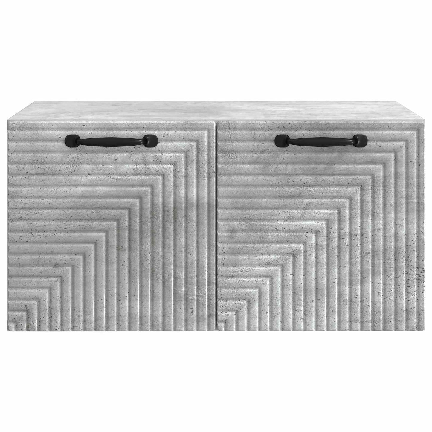 Væghængt TV-skab Betongrå 59,5 x 41 x 30 cm Konstrueret træ
