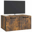 Væghængt TV-skab Røget eg 59,5 x 41 x 30 cm Konstrueret træ