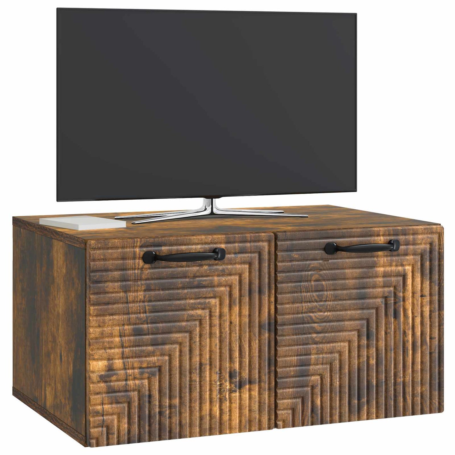 Væghængt TV-skab Røget eg 59,5 x 41 x 30 cm Konstrueret træ