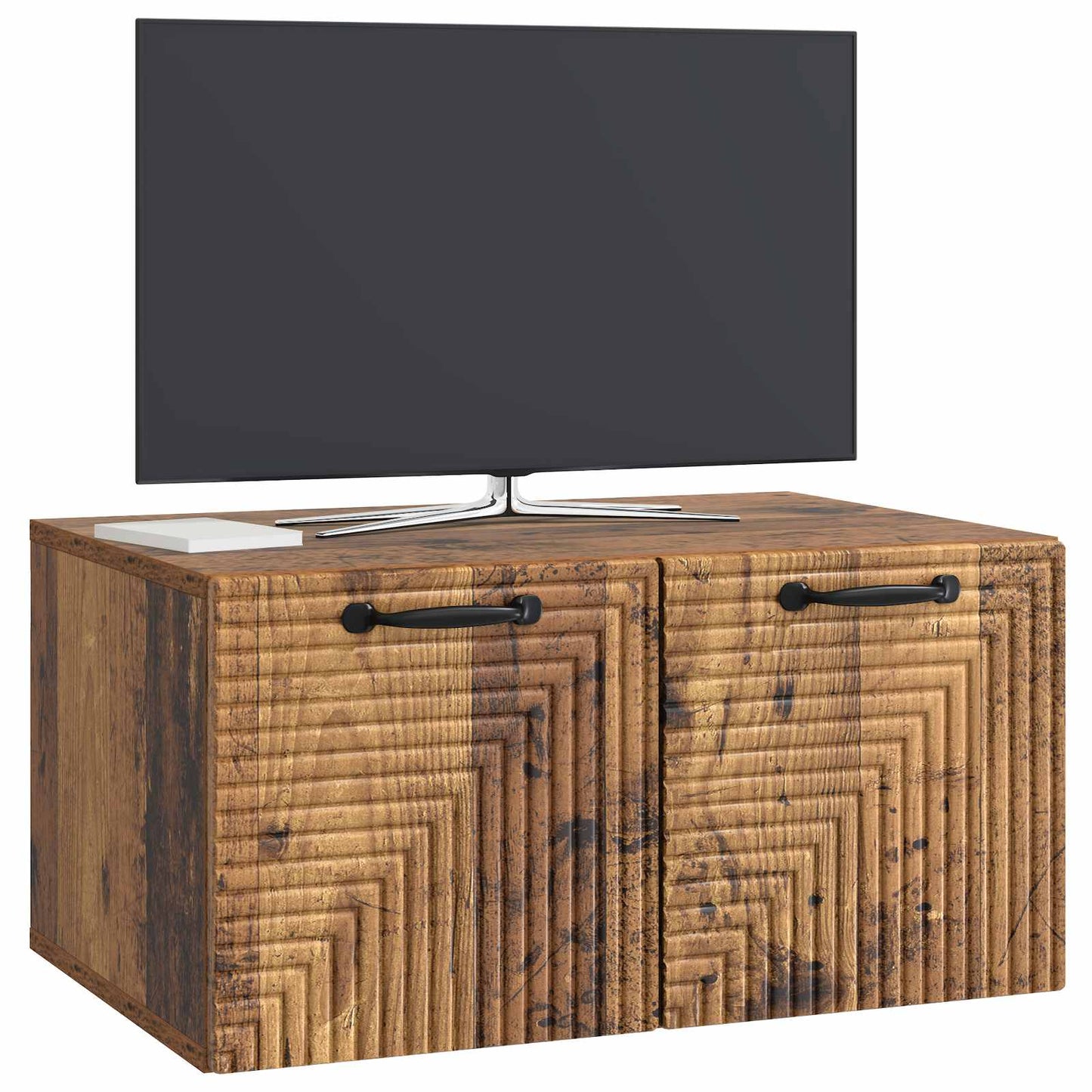 Væghængt TV-skab Gammelt træ 59,5 x 41 x 30 cm Konstrueret træ