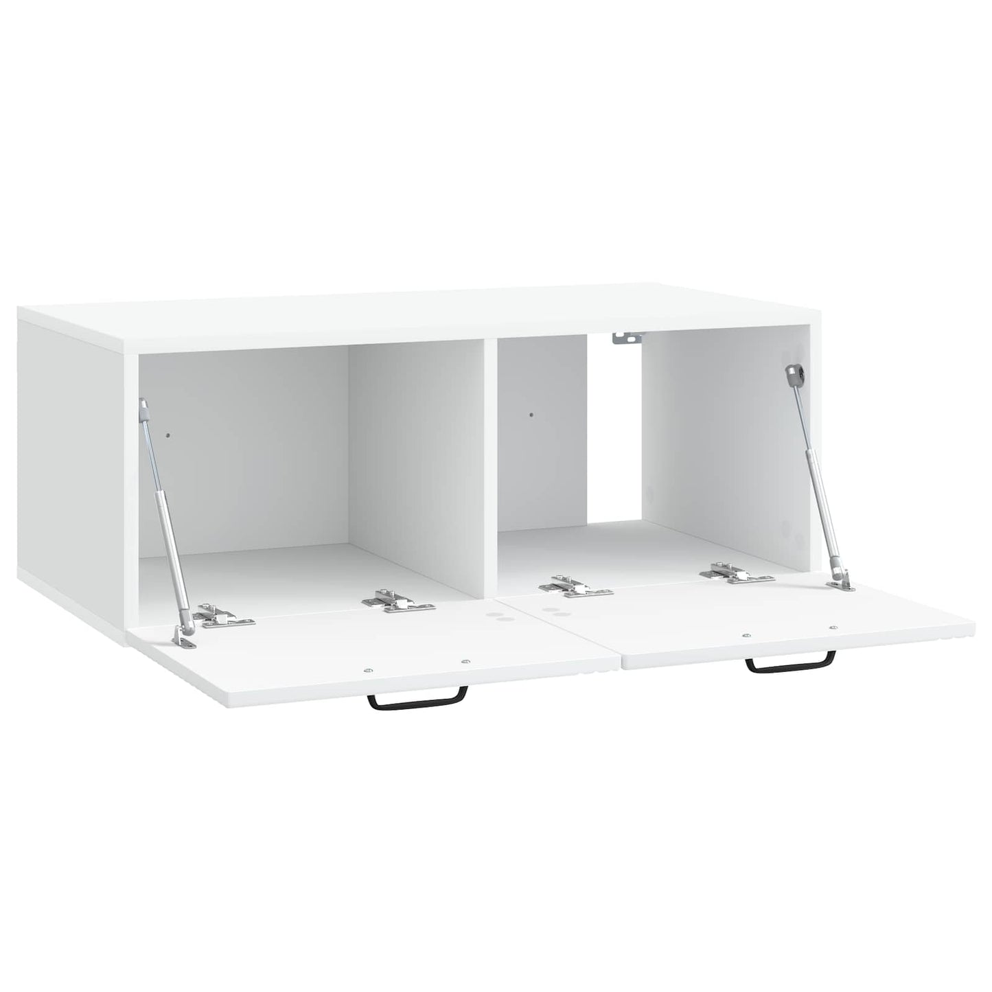 Væghængt TV-skab Hvid 78,5 x 41 x 30 cm Konstrueret træ