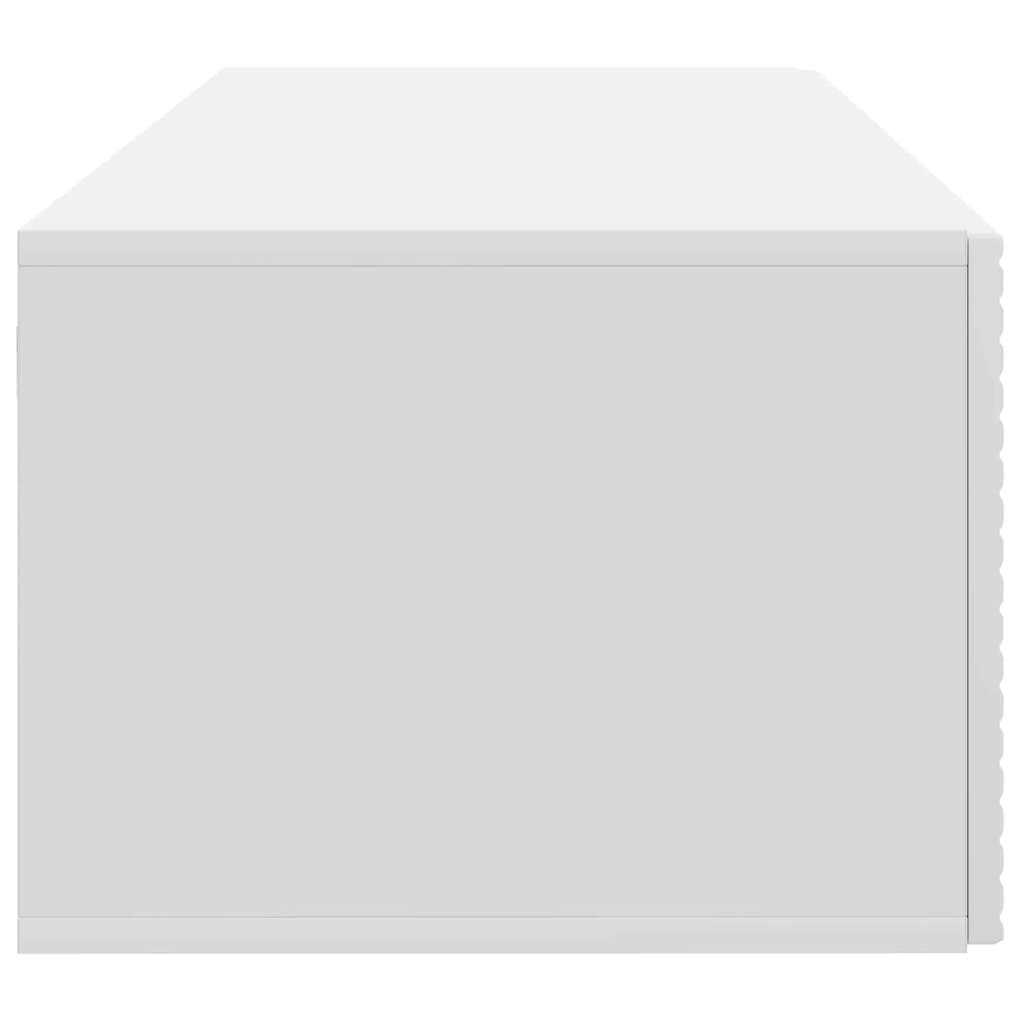 Væghængt TV-skab Hvid 78,5 x 41 x 30 cm Konstrueret træ