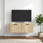 Væghængt TV-skab Sonoma-eg 78,5 x 41 x 30 cm Konstrueret træ