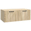 Væghængt TV-skab Sonoma-eg 78,5 x 41 x 30 cm Konstrueret træ