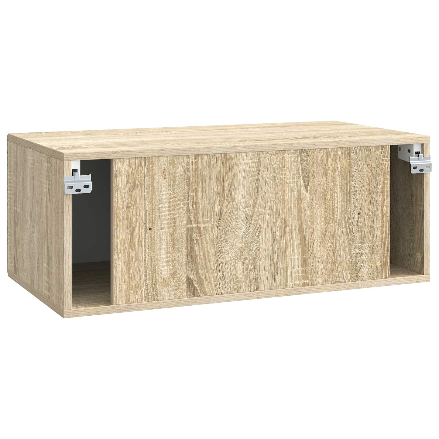 Væghængt TV-skab Sonoma-eg 78,5 x 41 x 30 cm Konstrueret træ
