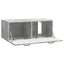 Væghængt TV-skab Betongrå 78,5 x 41 x 30 cm Konstrueret træ