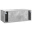 Væghængt TV-skab Betongrå 78,5 x 41 x 30 cm Konstrueret træ