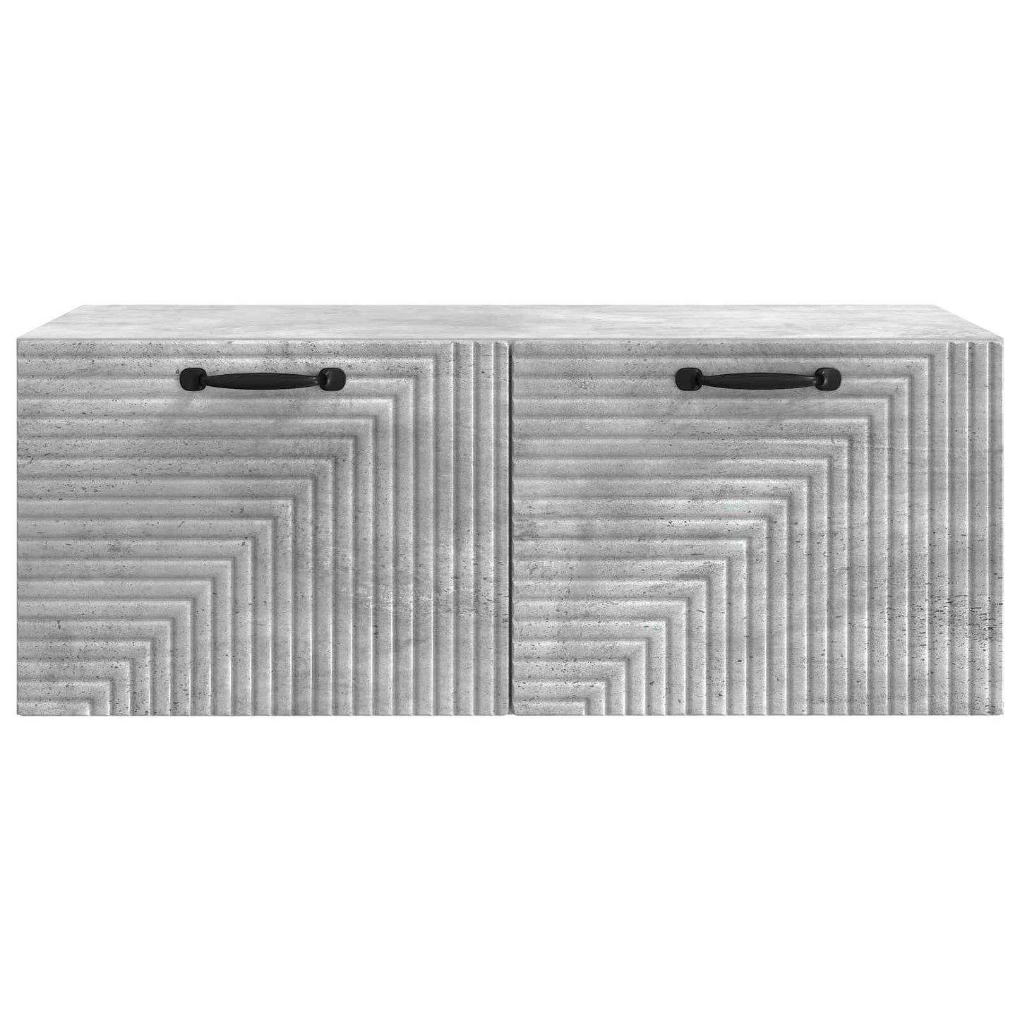 Væghængt TV-skab Betongrå 78,5 x 41 x 30 cm Konstrueret træ