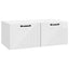 Væghængt TV-skab Vægmonteret Hvid højglans 78,5 x 41 x 30 cm