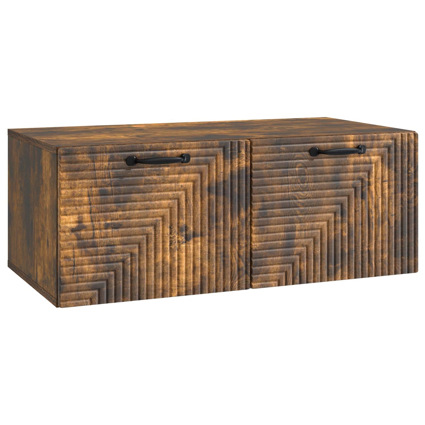 Væghængt TV-skab Røget eg 78,5 x 41 x 30 cm Konstrueret træ