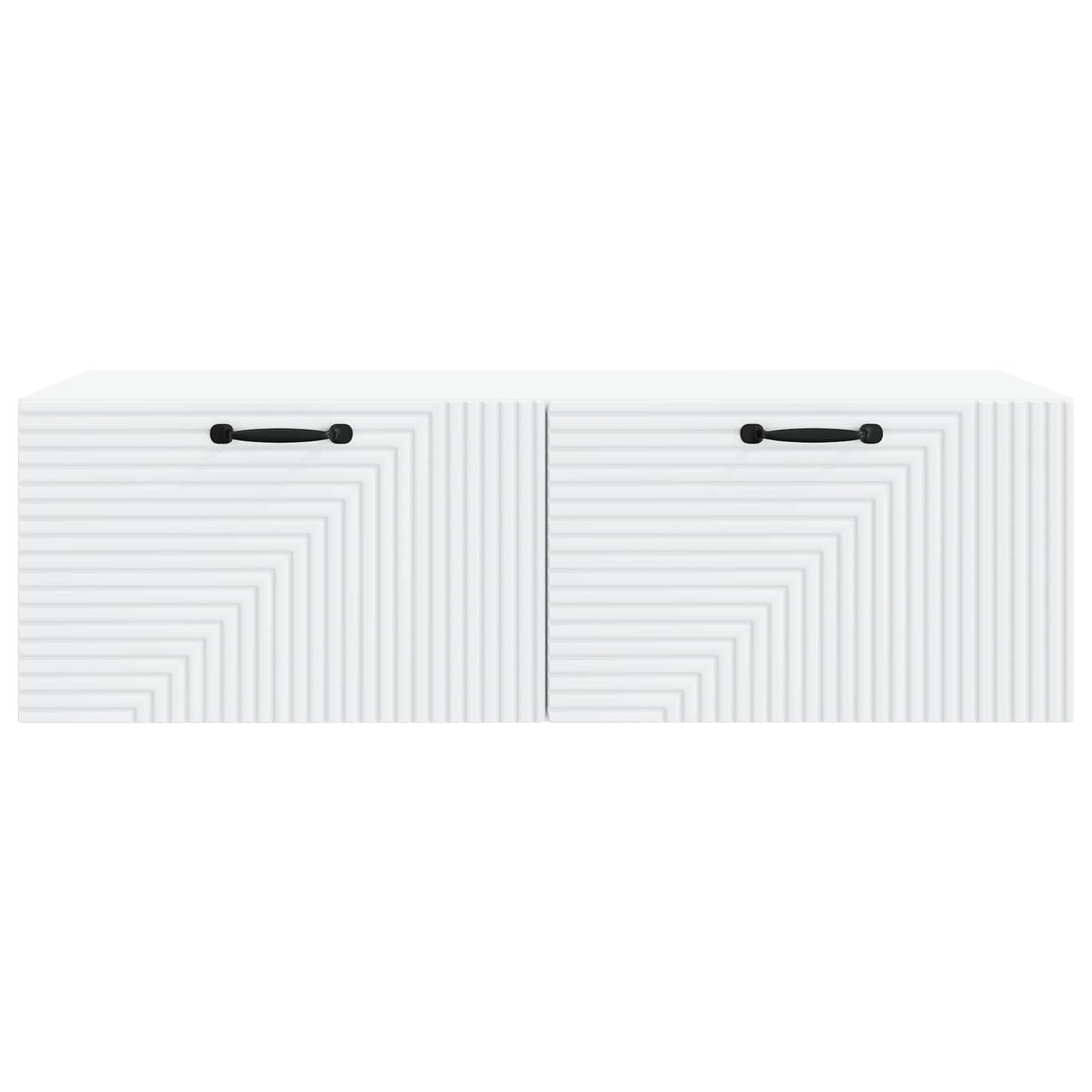 Væghængt TV-skab Hvid 98 x 41 x 30 cm Konstrueret træ