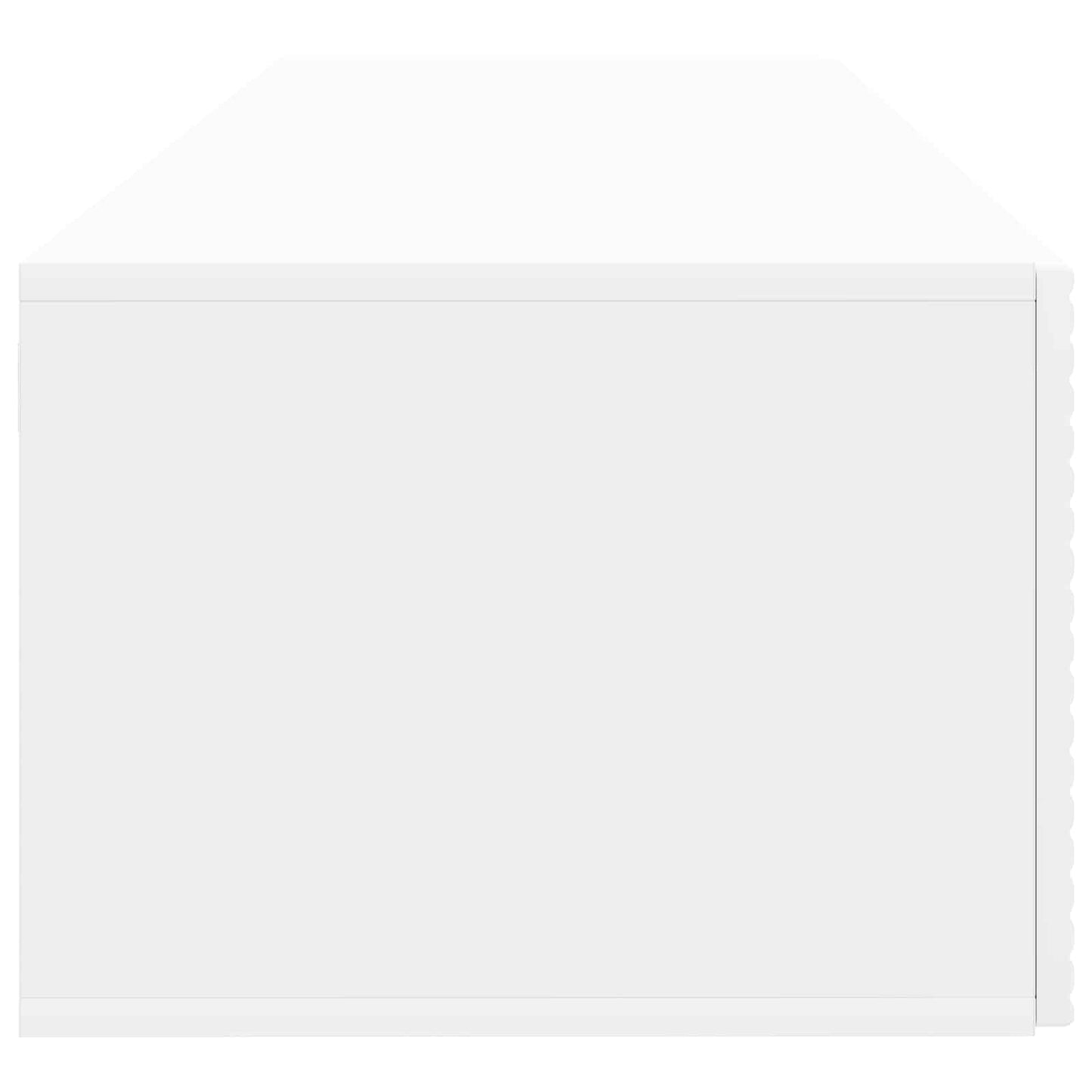 Væghængt TV-skab Hvid 98 x 41 x 30 cm Konstrueret træ