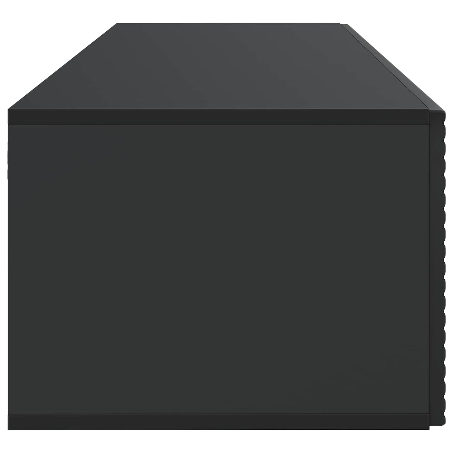 Væghængt TV-skab Sort 98 x 41 x 30 cm Konstrueret træ