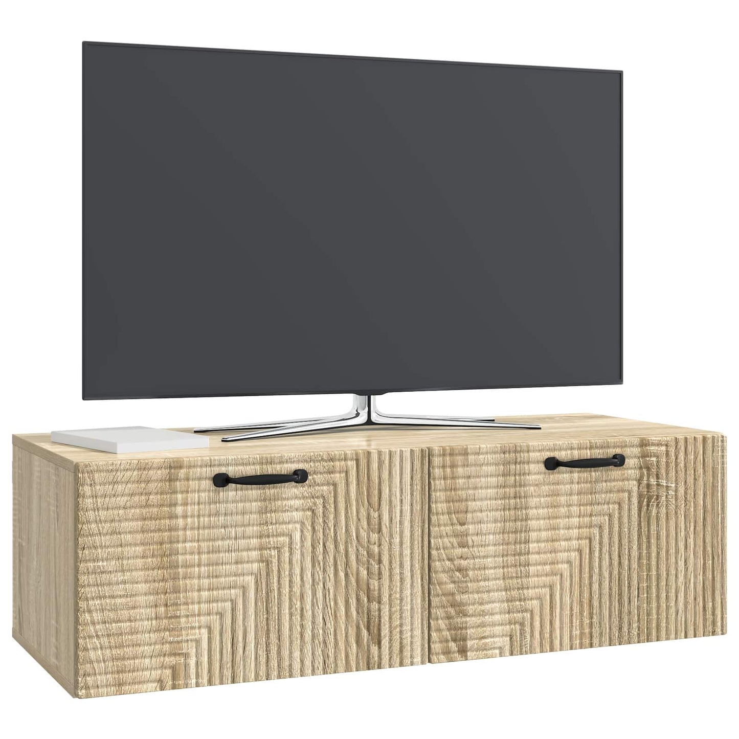 Væghængt TV-skab Sonoma-eg 98 x 41 x 30 cm Konstrueret træ