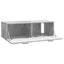 Væghængt TV-skab Betongrå 98 x 41 x 30 cm Konstrueret træ