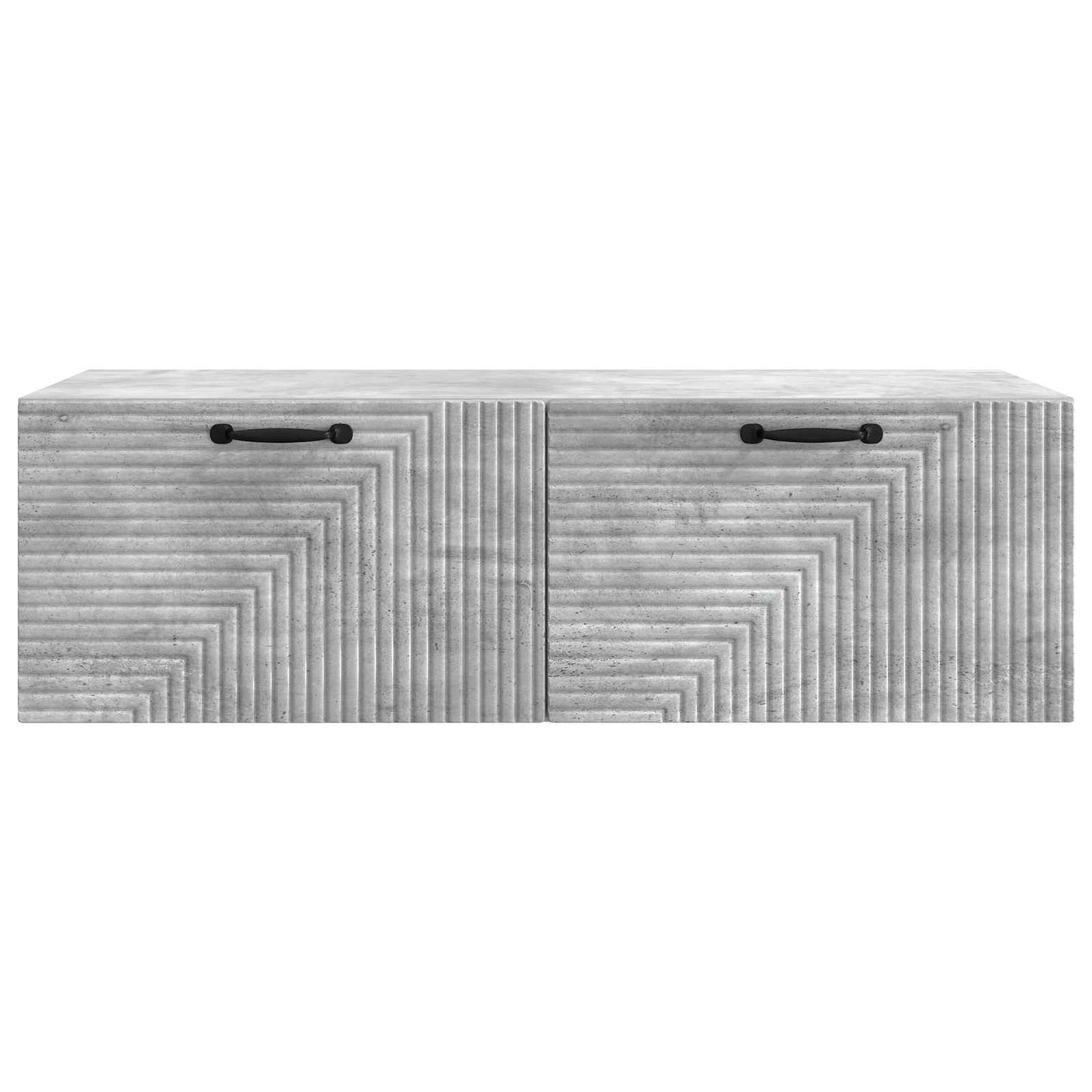 Væghængt TV-skab Betongrå 98 x 41 x 30 cm Konstrueret træ