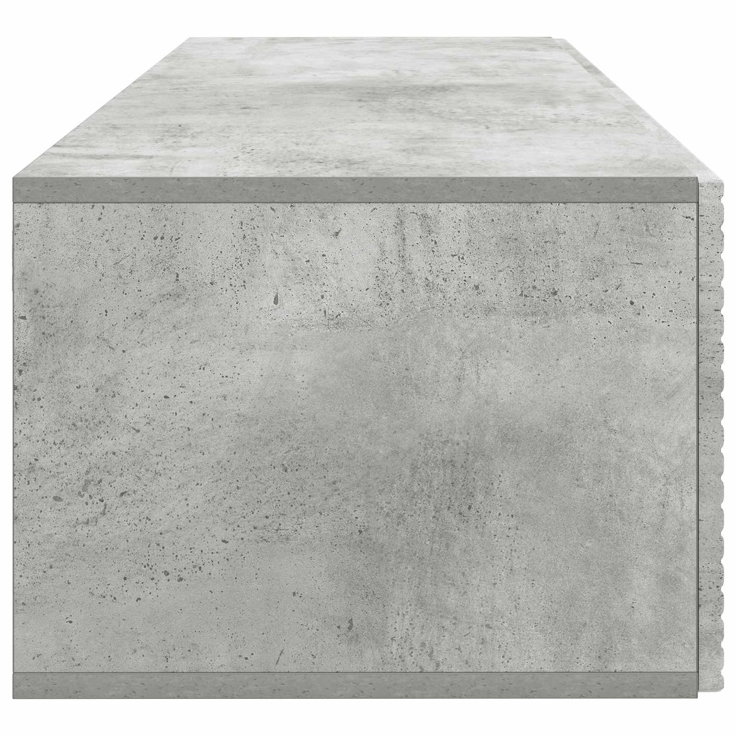 Væghængt TV-skab Betongrå 98 x 41 x 30 cm Konstrueret træ