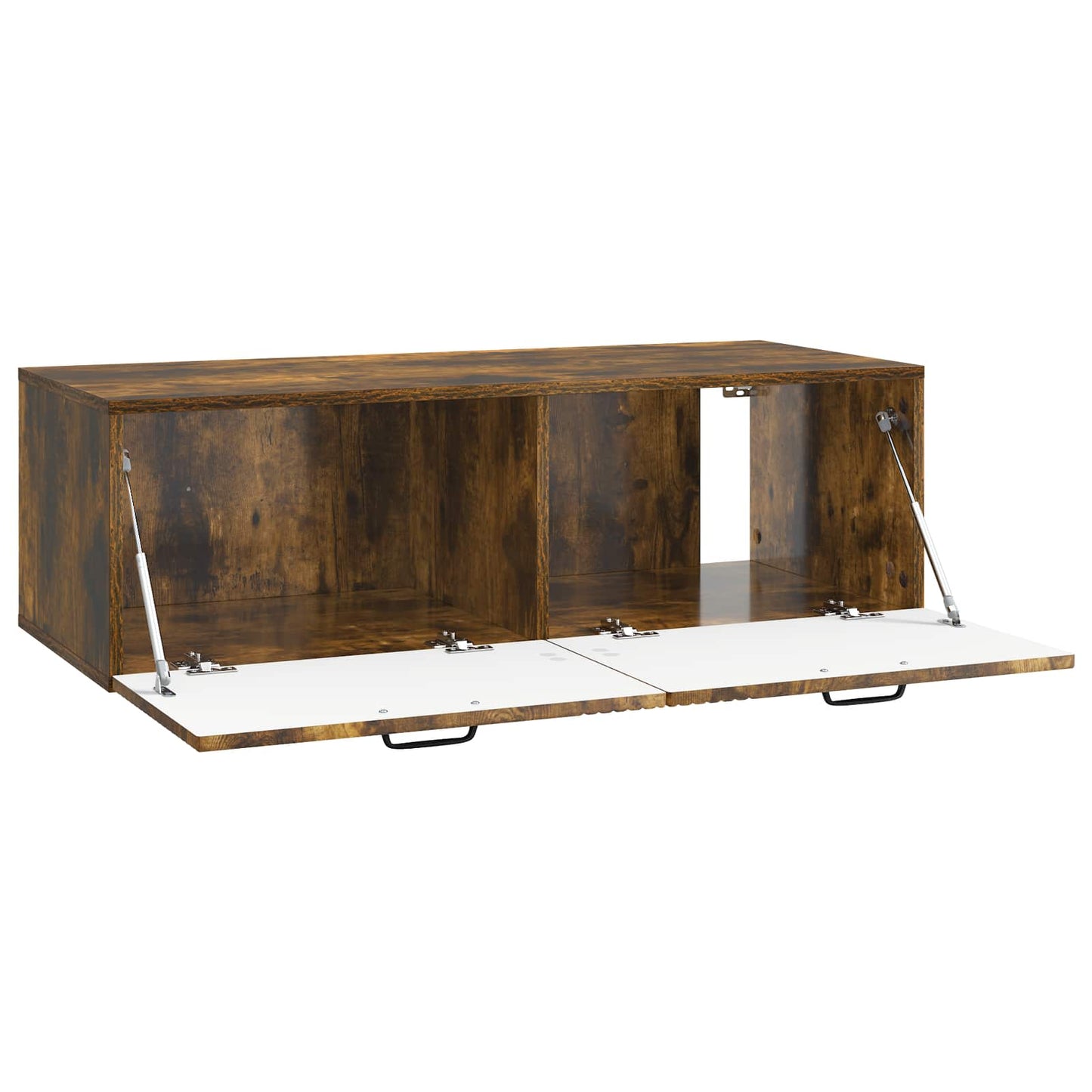 Væghængt TV-skab Røget eg 98 x 41 x 30 cm Konstrueret træ