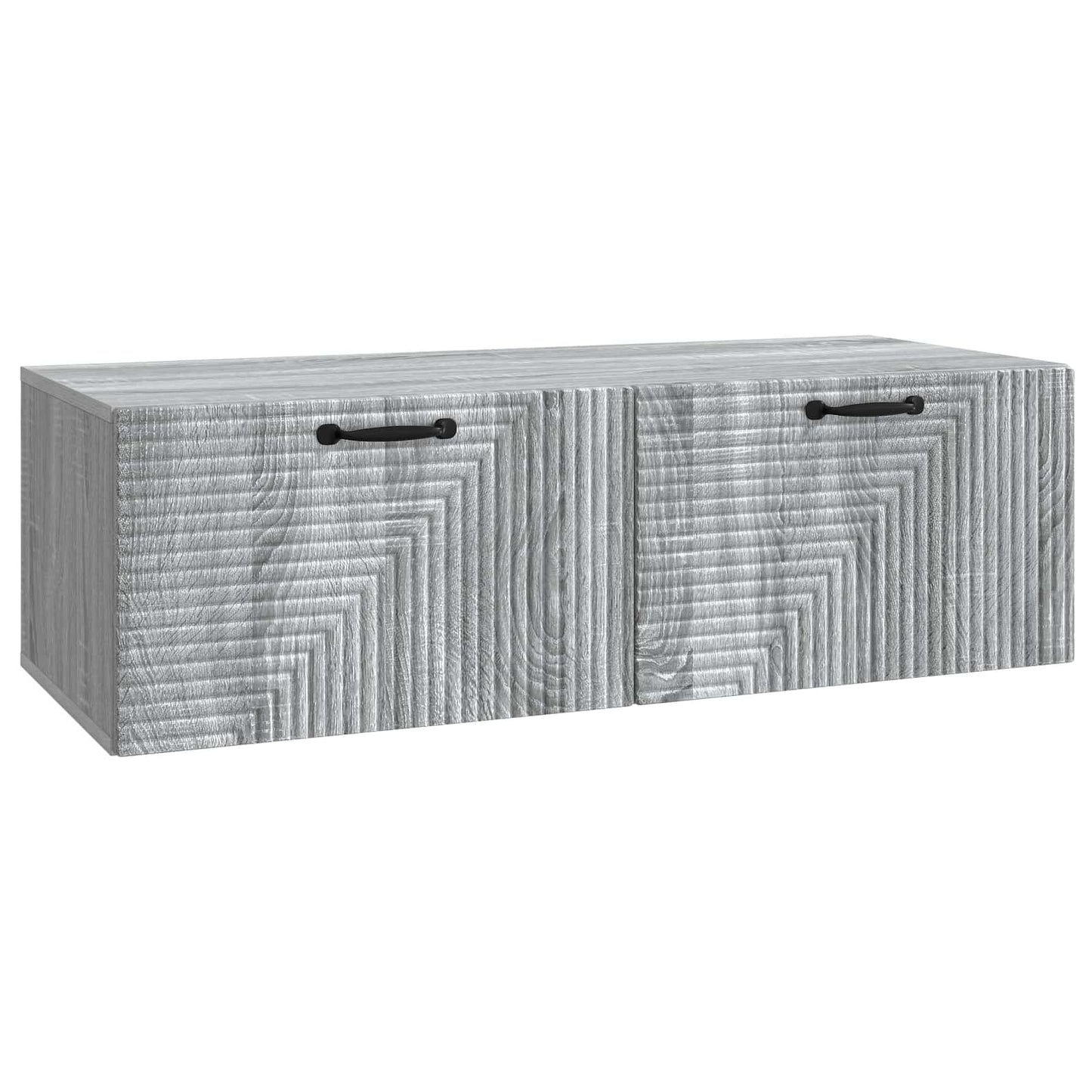 Væghængt TV-skab 98 x 41 x 30 cm Grå sonoma-eg Konstrueret træ