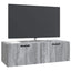Væghængt TV-skab Grå sonoma-eg 98 x 41 x 30 cm Konstrueret træ