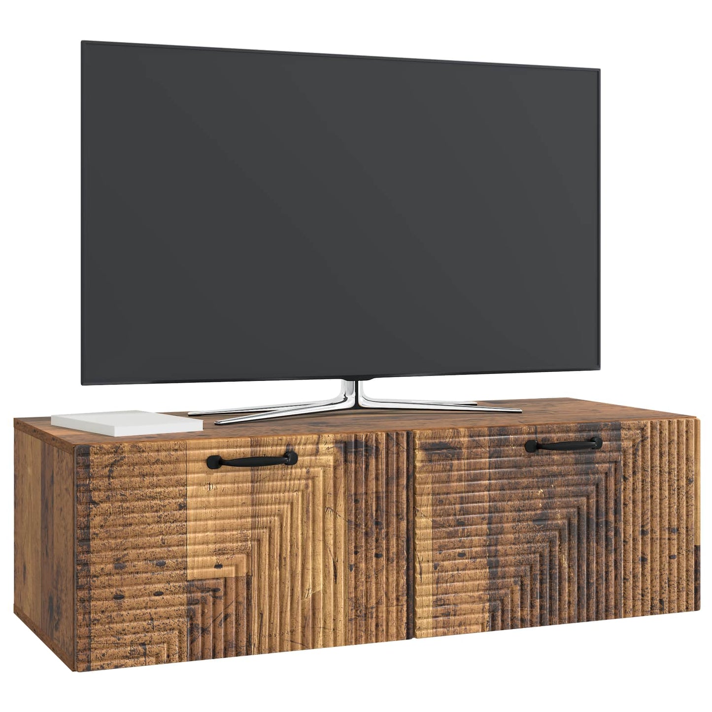 Væghængt TV-skab Gammelt træ 98 x 41 x 30 cm Konstrueret træ
