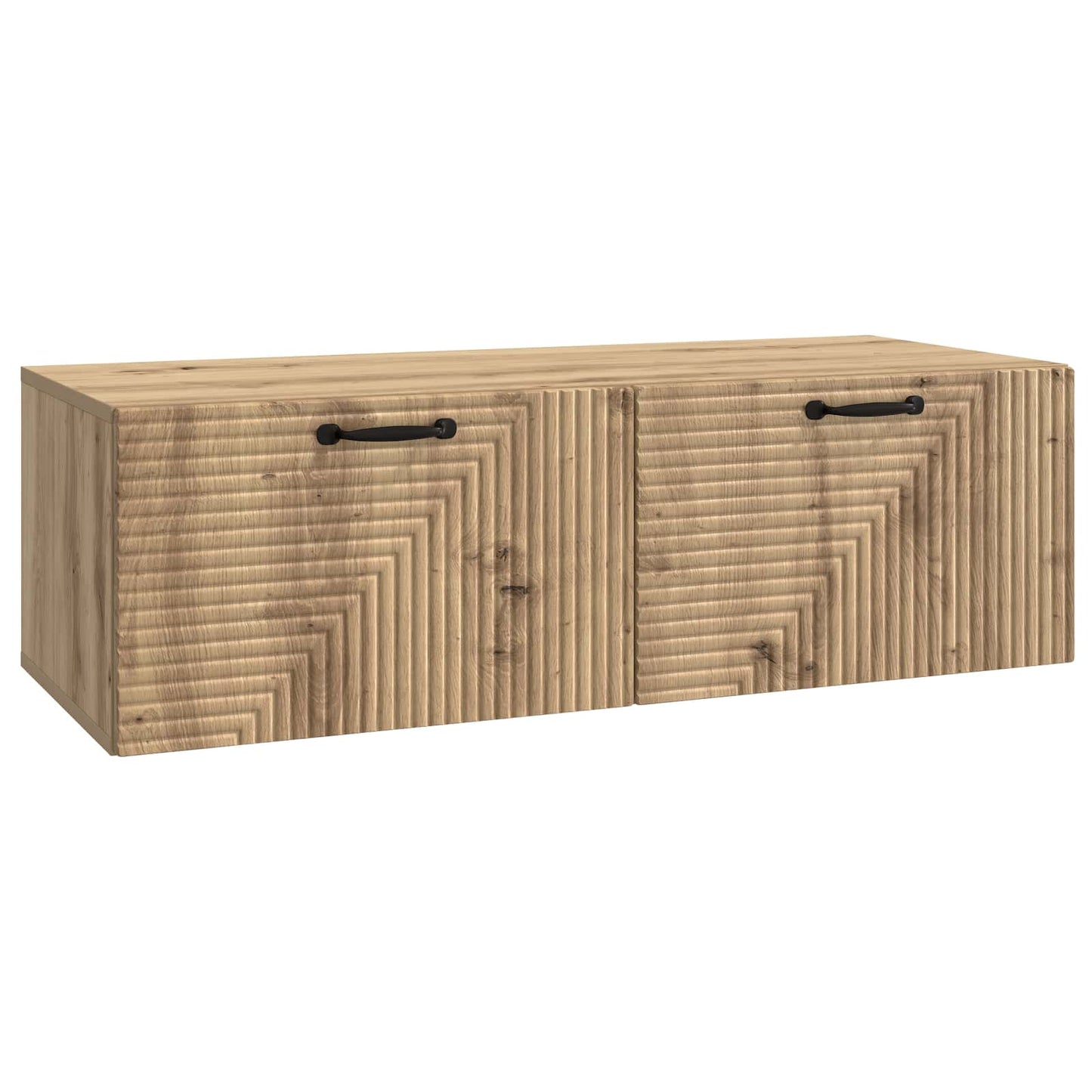 Væghængt TV-skab 98 x 41 x 30 cm Artisan-eg Konstrueret træ