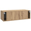 Væghængt TV-skab 98 x 41 x 30 cm Artisan-eg Konstrueret træ