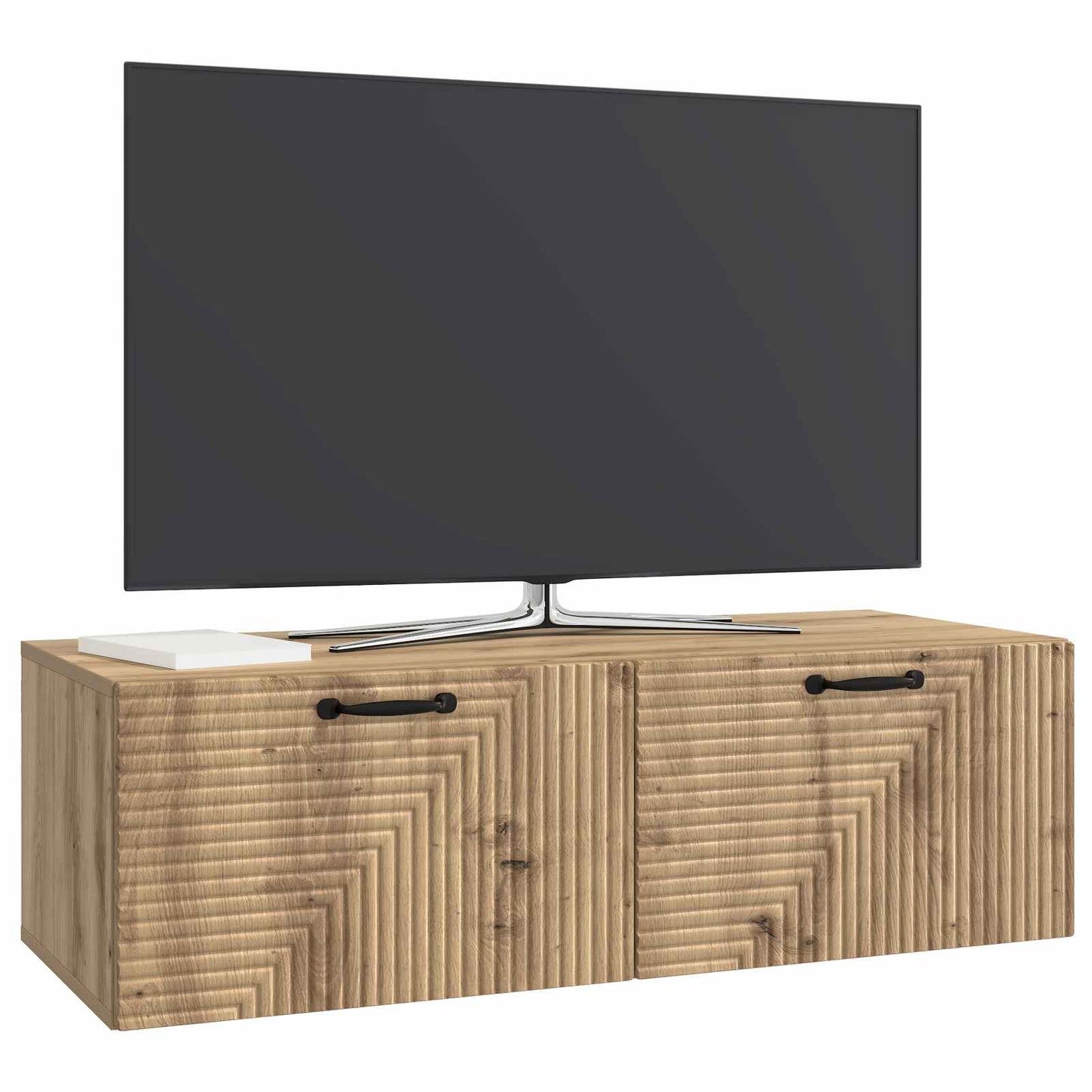 Væghængt TV-skab 98 x 41 x 30 cm Artisan-eg Konstrueret træ