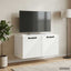 Væghængt TV-skab Hvid 59,5 x 31 x 30 cm Konstrueret træ