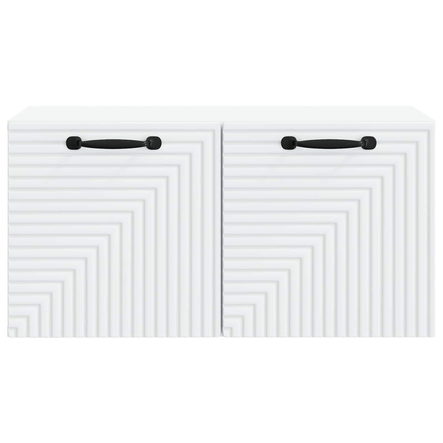 Væghængt TV-skab Hvid 59,5 x 31 x 30 cm Konstrueret træ