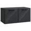 Væghængt TV-skab Sort 59,5 x 31 x 30 cm Konstrueret træ