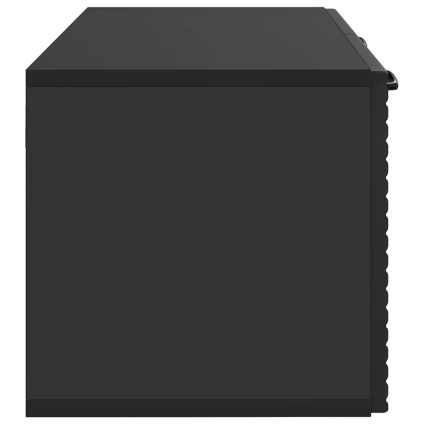 Væghængt TV-skab Sort 59,5 x 31 x 30 cm Konstrueret træ