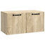 Væghængt TV-skab Sonoma-eg 59,5 x 31 x 30 cm Konstrueret træ