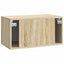 Væghængt TV-skab Sonoma-eg 59,5 x 31 x 30 cm Konstrueret træ